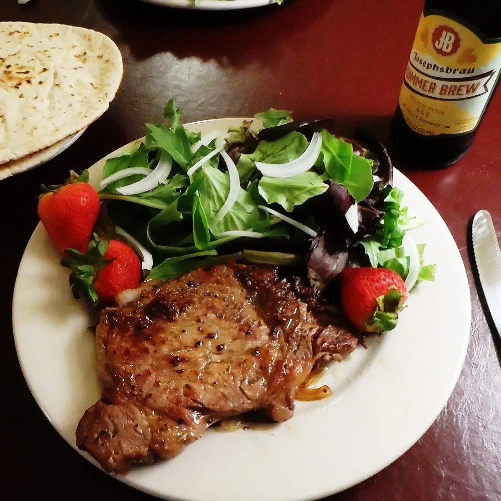[片道1万円！？激安サンフランシスコ旅行記48] 今日はステーキよ♪ @サンフランシスコ