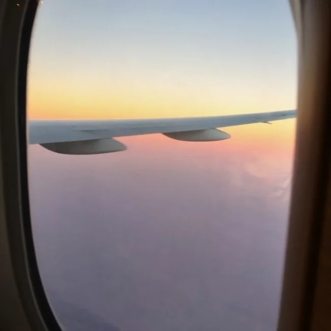 [エミレーツ航空で往復1.9万円！爆安フランス・パリ旅行記13] 眼下に砂漠が見える。もうすぐドバイに到着だ♪