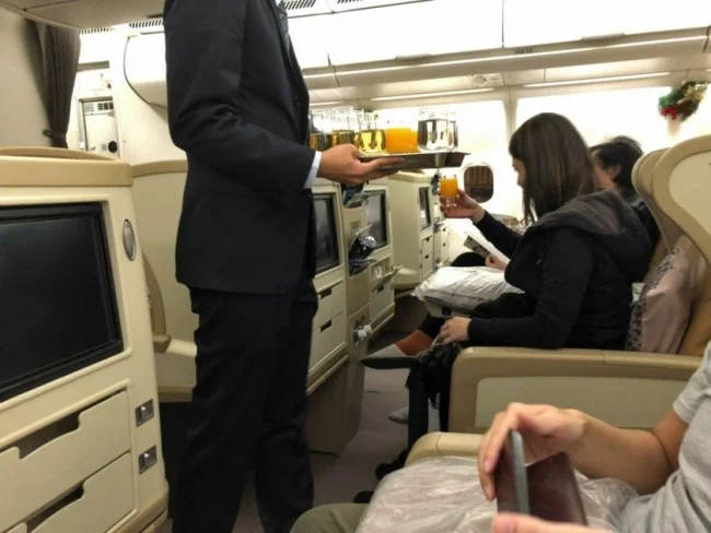 [北欧とアフリカを巡る年末年始の冒険旅行記：北欧編4] 何年ぶりだろう（涙）念願のシンガポール航空さんのビジネスクラスに搭乗するよ！