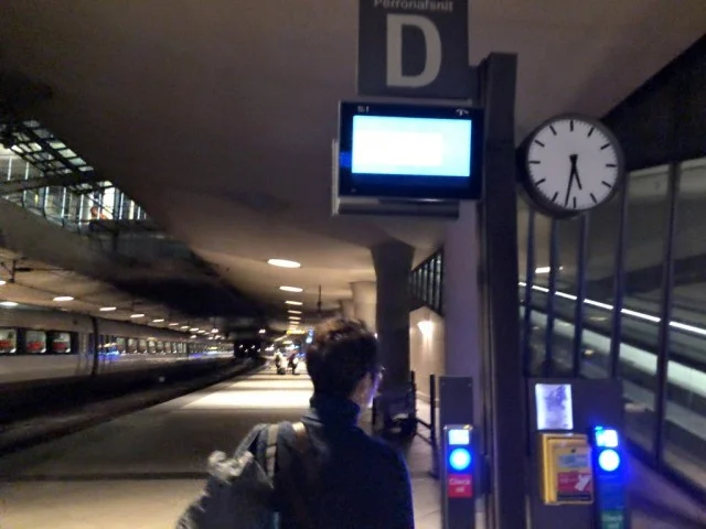 【スウェーデンとデンマーク 旅行記 ブログ | マイルでビジネスクラス無料！北欧のクリスマス 27】マルメ行きの電車のターミナルってここで合ってるよね？（汗）