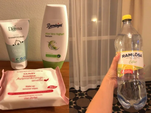 [北欧とアフリカを巡る年末年始の冒険旅行記：北欧編32] ホテルのお向かいにあるスーパーマーケットで買い出し。ついでにスウェーデンの日用品の価格帯調査もやっておこう。
