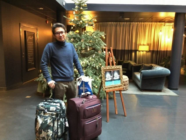 【スウェーデンとデンマーク 旅行記 ブログ | マイルでビジネスクラス無料！北欧のクリスマス 36】やっとロストバゲッジの荷物が帰ってきたよ！そんじゃ着替えてマルメキャッスルに行ってみよう！