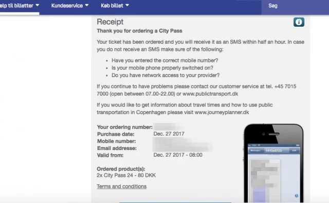 【デンマーク鉄道ガイド】コペンハーゲンのCITY PASSをネット購入する方法