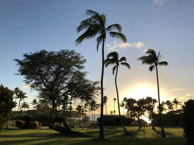 【海外旅行LIVE | 18年2月12日】お部屋から見るモロカイ島の夕焼け