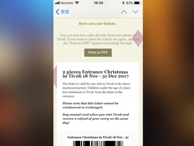 [北欧とアフリカを巡る年末年始の冒険旅行記：北欧編52] クリスマスイルミネーションに包まれたチボリ公園に潜入！