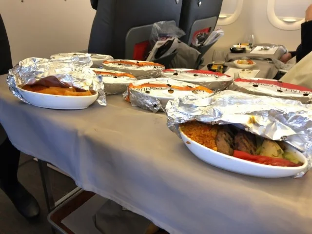 [北欧とアフリカを巡る年末年始の冒険旅行記：サファリ編6] ターキッシュエアラインズ TK1938便（A321-200）の機内食