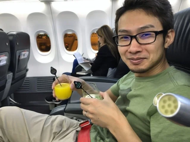 [北欧とアフリカを巡る年末年始の冒険旅行記：サファリ編8] ターキッシュエアラインズ TK603便の機内の様子と座席シート