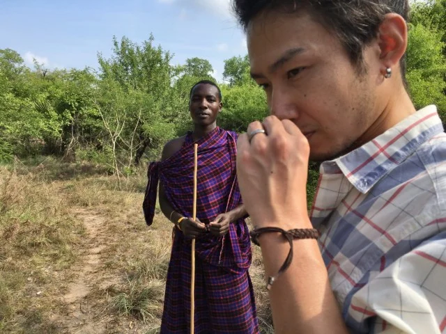 [北欧とアフリカを巡る年末年始の冒険旅行記：サファリ編39] 本物の黒檀（エボニー）の木。