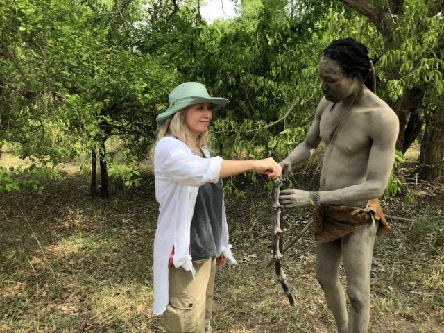 [北欧とアフリカを巡る年末年始の冒険旅行記：サファリ編39] 本物の黒檀（エボニー）の木。