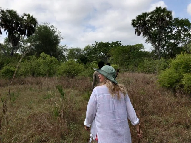 [北欧とアフリカを巡る年末年始の冒険旅行記：サファリ編40] ベルベット生地のような肌触りのバオバブの実