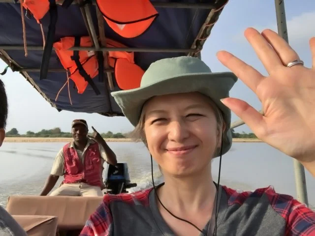 [北欧とアフリカを巡る年末年始の冒険旅行記：サファリ編48] セルー動物保護区の入り口