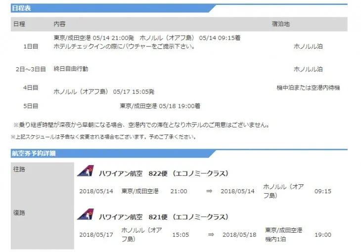 【緊急！激安ツアー情報】ハワイアン航空で行く激安ハワイツアーが59800円！来たよー！！