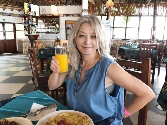 [北欧とアフリカを巡る年末年始の冒険旅行記：ザンジバルビーチ編47] ジャンビアニビーチ最後の朝も「曇り」（涙）