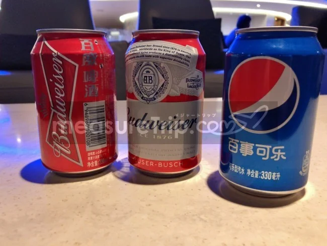 [北欧とアフリカを巡る年末年始の冒険旅行記：ザンジバルビーチ編69] 中国国際航空のビジネスクラスラウンジの食事を盛りつけて食べる。