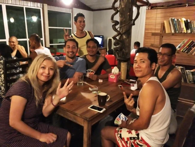 [マレーシアの秘境離島・レダン島GW旅行記25] まさかのUNO大会＠レダン島