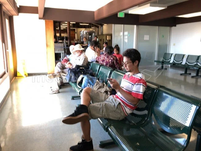 [ハワイ最後の楽園「モロカイ島」旅行記85] ハワイアン航空のオハナエアラインは搭乗手続きは１時間前から