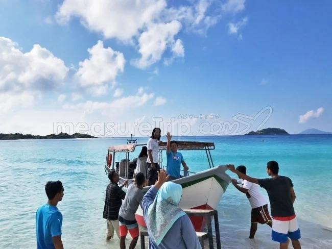 [マレーシアの秘境離島・レダン島GW旅行記48] 知ってる人もだんだん帰っていく。そろそろ私たちのビーチバカンスも終盤だ。