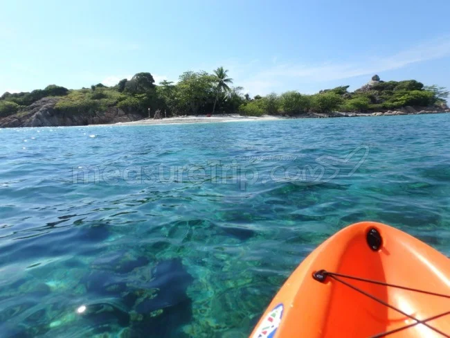[マレーシアの秘境離島・レダン島GW旅行記50] 無人島「Pulau Kerengga - 蟻島」に着いたぞー！・・・って疲れた（汗）。