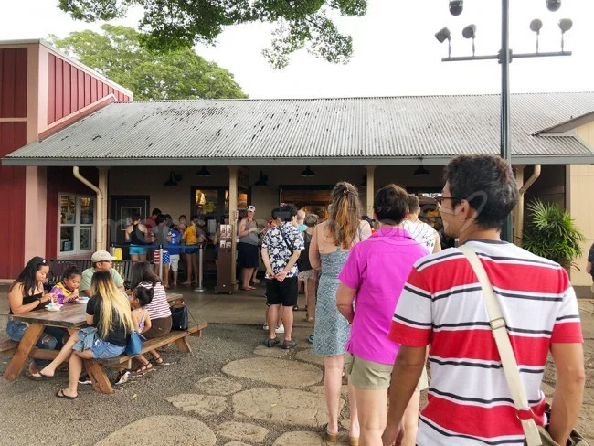 [ハワイ最後の楽園「モロカイ島」旅行記92] ノースショア・ハレイワタウンのマツモトシェーブアイス！