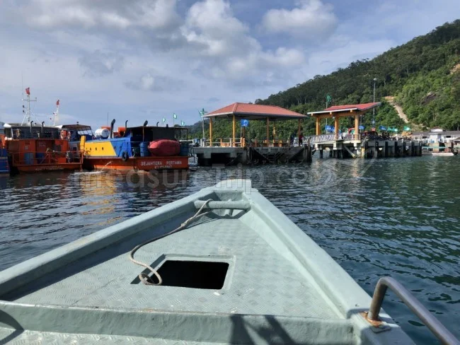 [マレーシアの秘境離島・レダン島GW旅行記62] クアラトレンガヌ・Merang Jetty に戻ってきたよ！