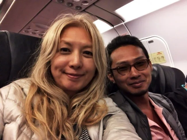 [マレーシアの秘境離島・レダン島GW旅行記70] 歩いてエアアジアの国内線A320に乗り込む。