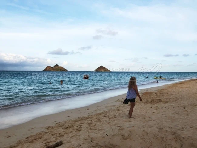 【海外旅行LIVE | 18年7月21日】夕暮れ時のラニカイビーチを歩く