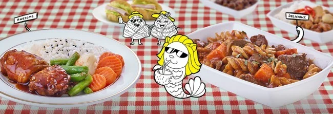 スクート / SCOOT ハワイの機内食・エコノミーとビジネスクラス