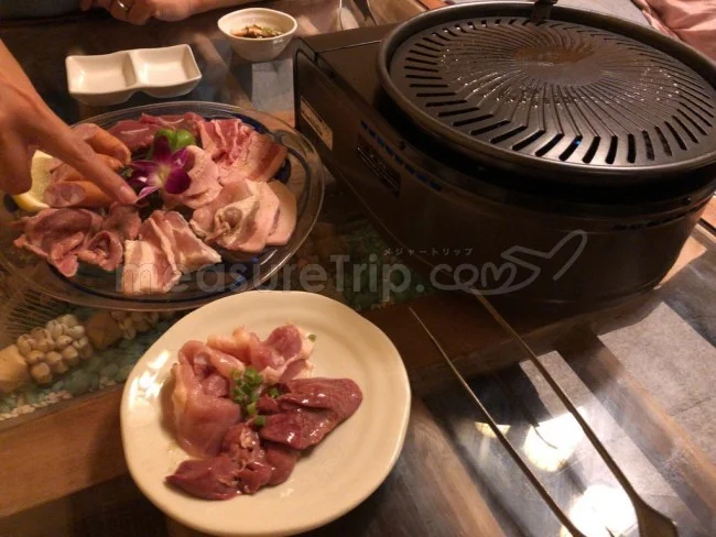 [マリオット・プラチナチャレンジ物語44] あぐー豚の焼き肉＠居酒屋「海風よ」