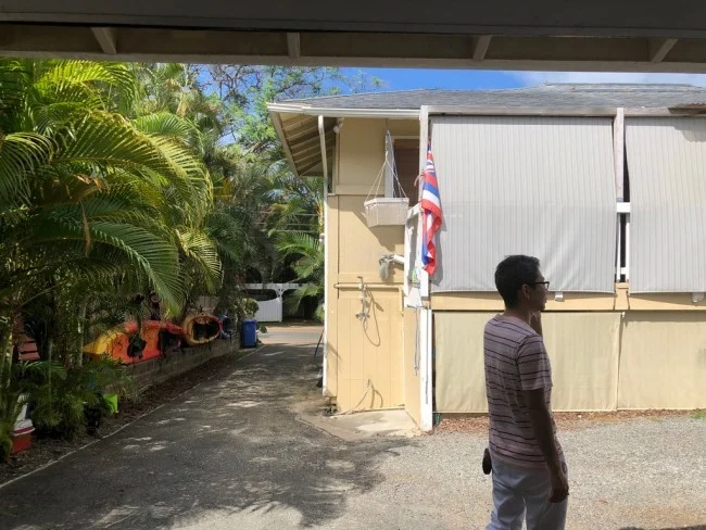 [憧れのラニカイビーチに泊まるハワイ旅行記14] ラニカイビーチまで歩いて3分ぐらいのB＆B