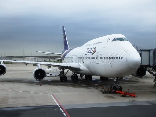 タイ国際航空 B747（ジャンボジェット機）ビジネスクラス 大阪⇔バンコク / 搭乗記