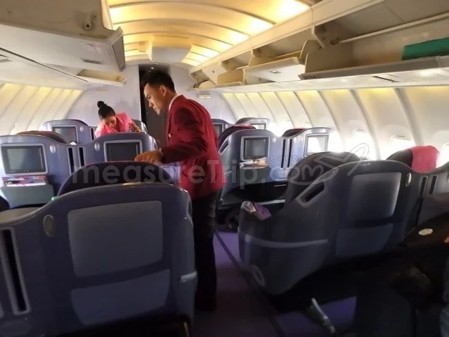 タイ国際航空 B747（ジャンボジェット機）ビジネスクラス 大阪⇔バンコク / 搭乗記