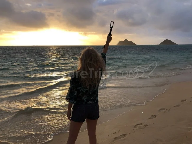 [憧れのラニカイビーチに泊まるハワイ旅行記35] ラニカイビーチの日の出を見に行こう！