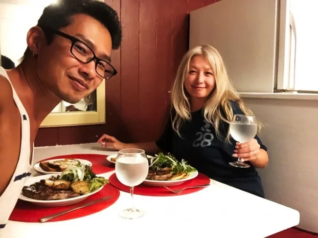[憧れのラニカイビーチに泊まるハワイ旅行記45] 今日はお待ちかねのステーキよー！