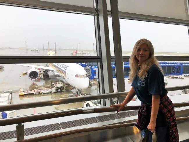 飛行機の機内の服装 - 国際線 海外旅行・女性編 / 着用写真あり