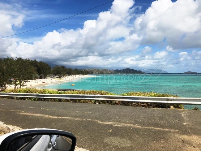 [憧れのラニカイビーチに泊まるハワイ旅行記70] マイクさん、ありがとう！ラニカイビーチを離れて。