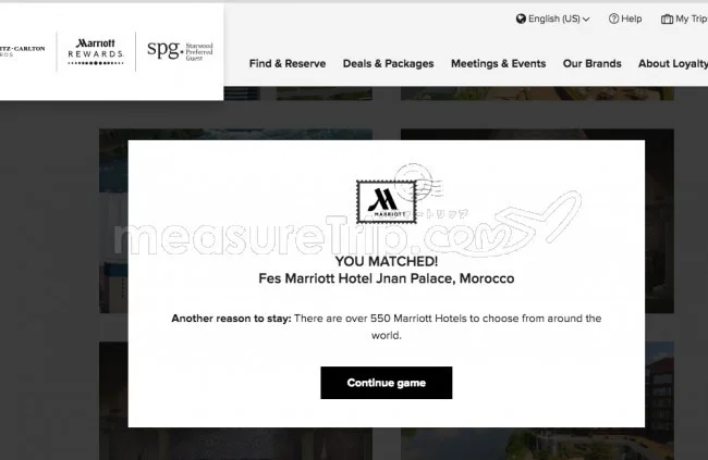 【マリオット / SPG】マリオットのミニゲームサイト「29 Ways to Stay」でポイントゲット♪【答えも / 最終日 2018.11.08】