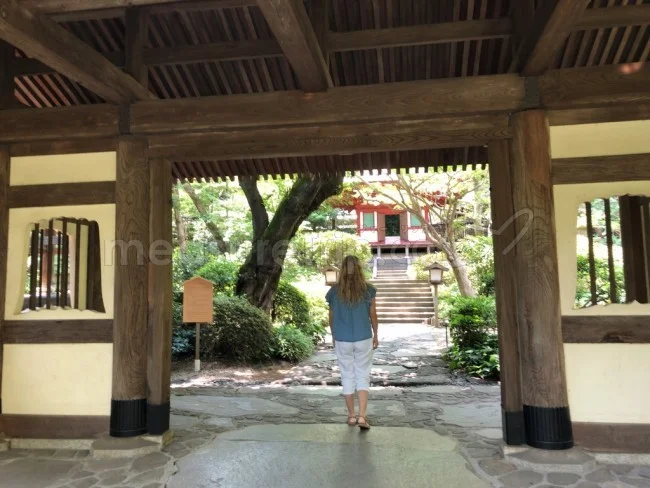 [マリオット・プラチナチャレンジ物語63] プリンスホテル自慢の日本庭園で錦鯉と戯れる。