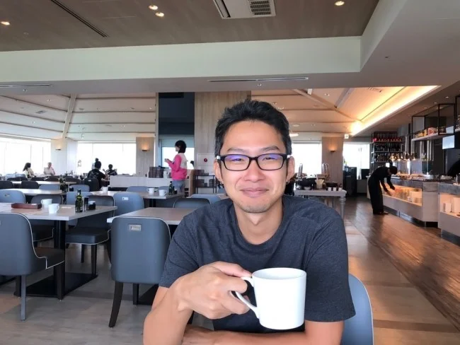 [マリオット・プラチナチャレンジ物語108] 琵琶湖マリオットの最上階にあるビュッフェレストランで朝食を。