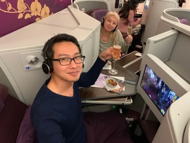 タイ国際航空 B789 ビジネスクラス バンコク⇔オークランド / 搭乗記