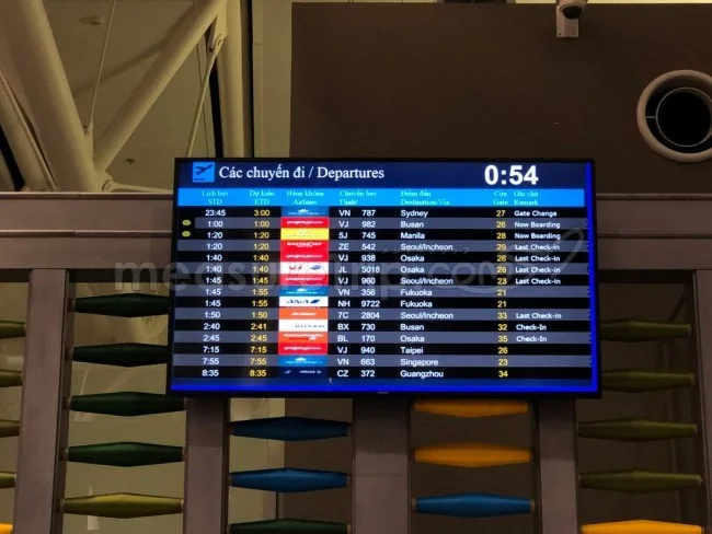 [ベトジェットで行くベトナム・ハノイ旅行記27] 深夜便は空港にラウンジがあると非常に快適。