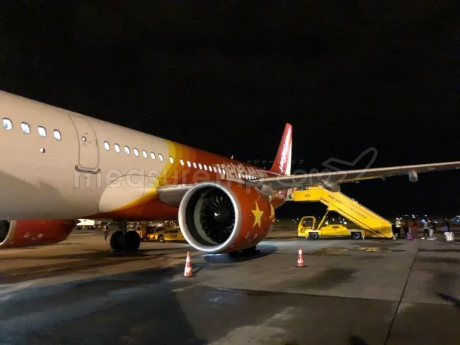 [ベトジェットで行くベトナム・ハノイ旅行記28] ベトジェットエア A321neo に乗り込むよー！