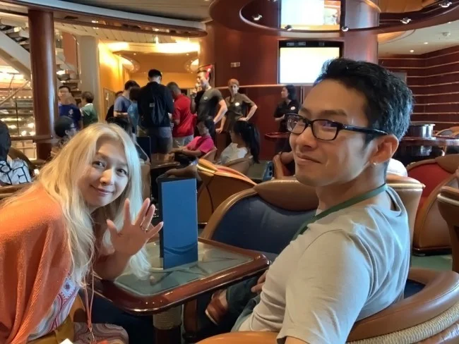 [ボイジャー・オブ・ザ・シーズで行く東南アジア・クルーズ旅行記22] まずは船内スパの抽選イベントに参加。当たるかなぁ？
