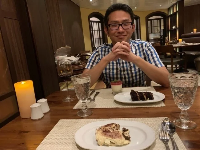 [ボイジャー・オブ・ザ・シーズで行く東南アジア・クルーズ旅行記26] 大ボリュームのイタリアン料理の数々！クルーズ船のレストラン、すごく良いかも！