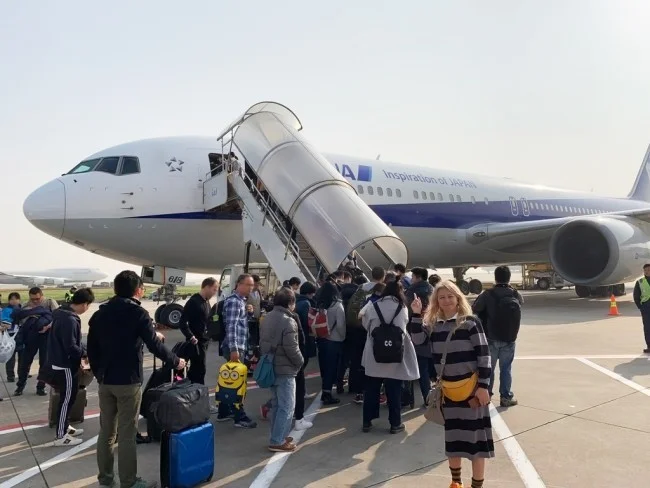 ANA国際線 B763 エコノミークラス 上海⇔成田 / 搭乗記