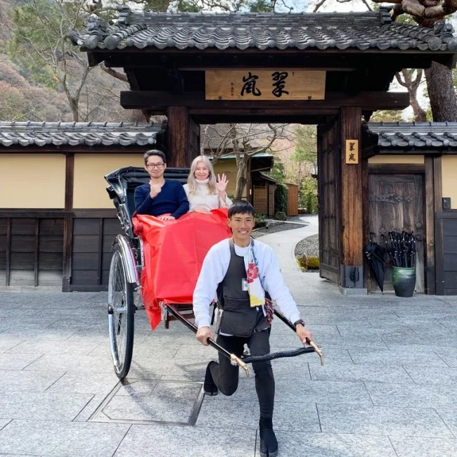 えびす屋さんの人力車で京都・嵐山観光＆京都の四季を満喫！【京都観光】