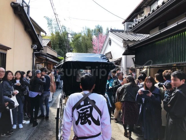 えびす屋さんの人力車で京都・嵐山観光＆京都の四季を満喫！【京都観光】