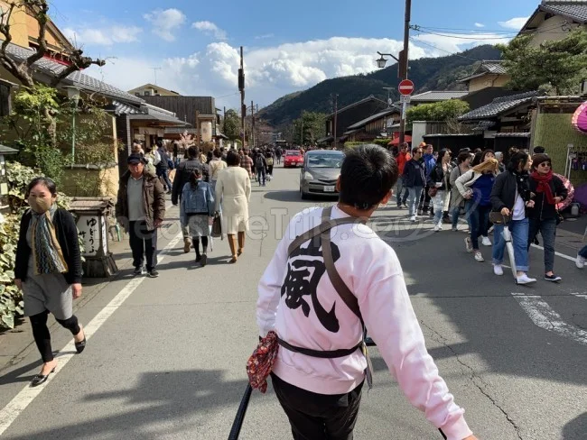 えびす屋さんの人力車で京都・嵐山観光＆京都の四季を満喫！【京都観光】