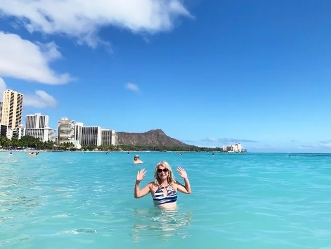 ロイヤルハワイアンホテル宿泊者限定!ワイキキビーチのピンクパラソル