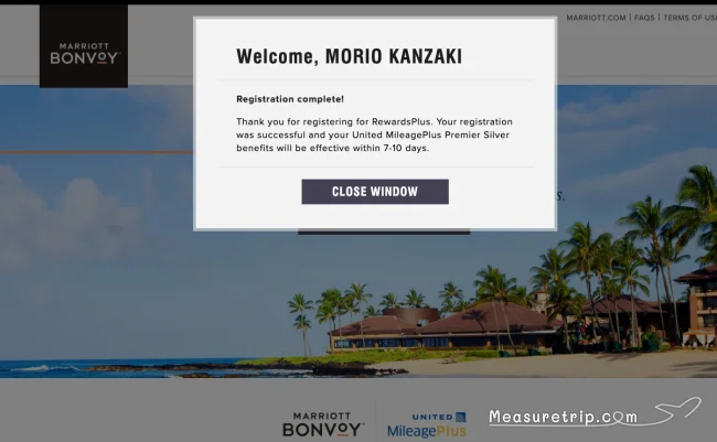 マリオットチタンエリート会員以上!ステータスマッチでユナイテッド航空のプレミアシルバー会員になれる!