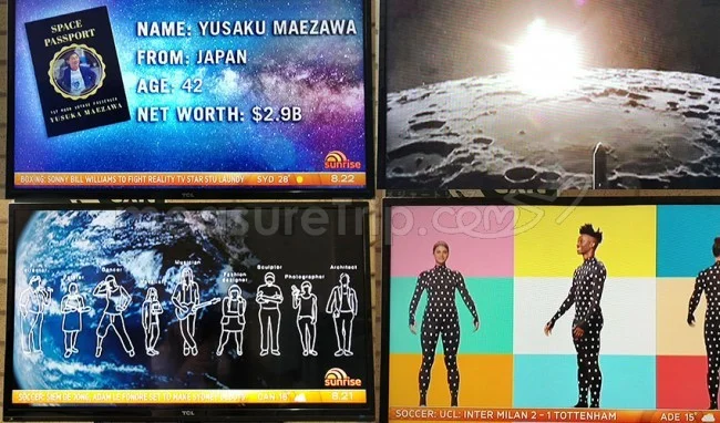 [野生のカンガルーがいる世界一のビーチを目指して！西オーストラリア・ロングドライブ旅行記81] ZOZO TOUN（ゾゾ タウン）の前澤社長がオーストラリアのテレビに！月旅行の旅行記？